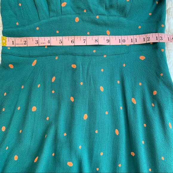 Free People Abbie Printed Mock Neck SS Mini Dress 4 - Picture 7 of 16